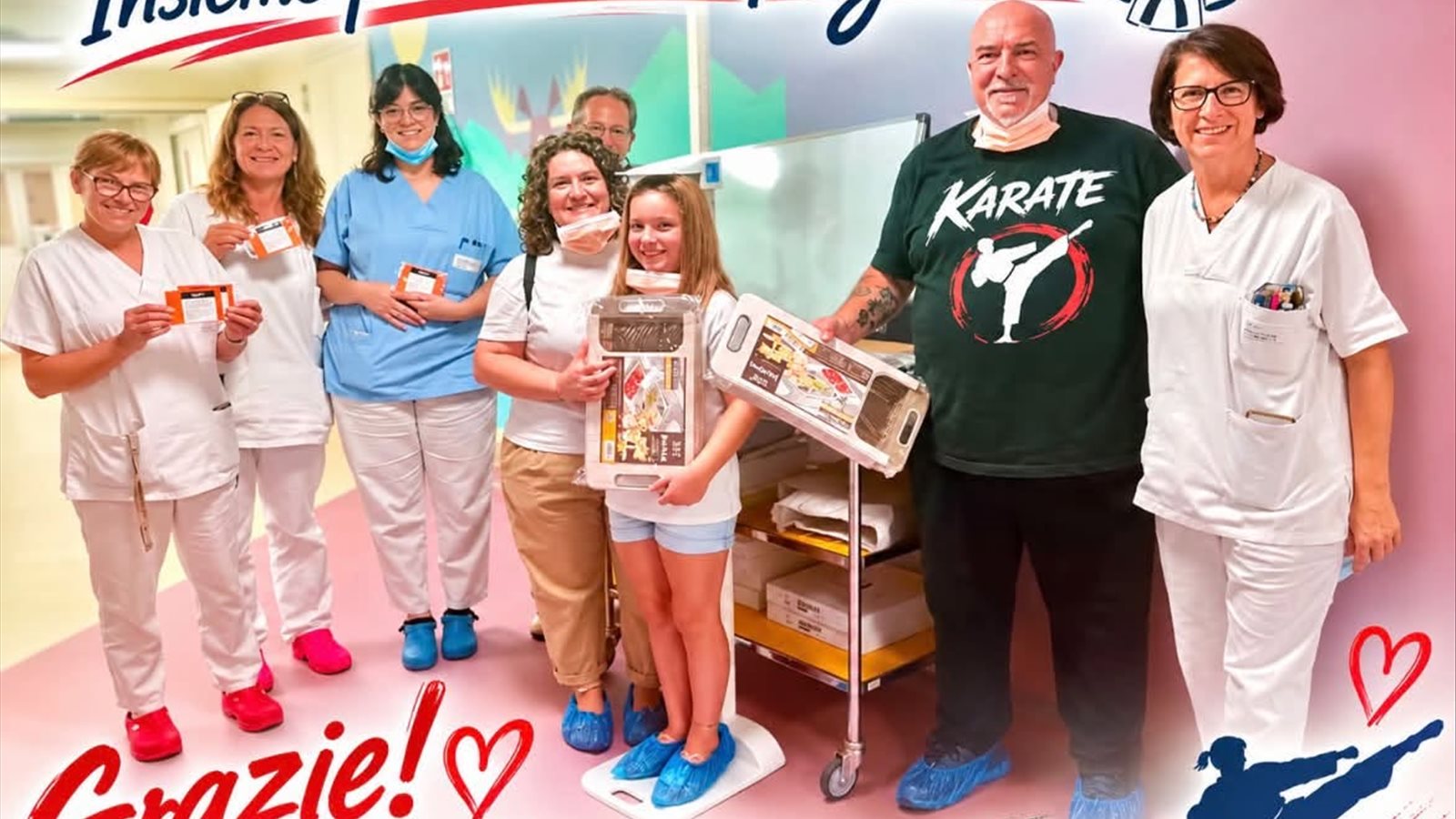Insieme per un sorriso più grande: la consegna all'Oncologia Pediatrica di Padova