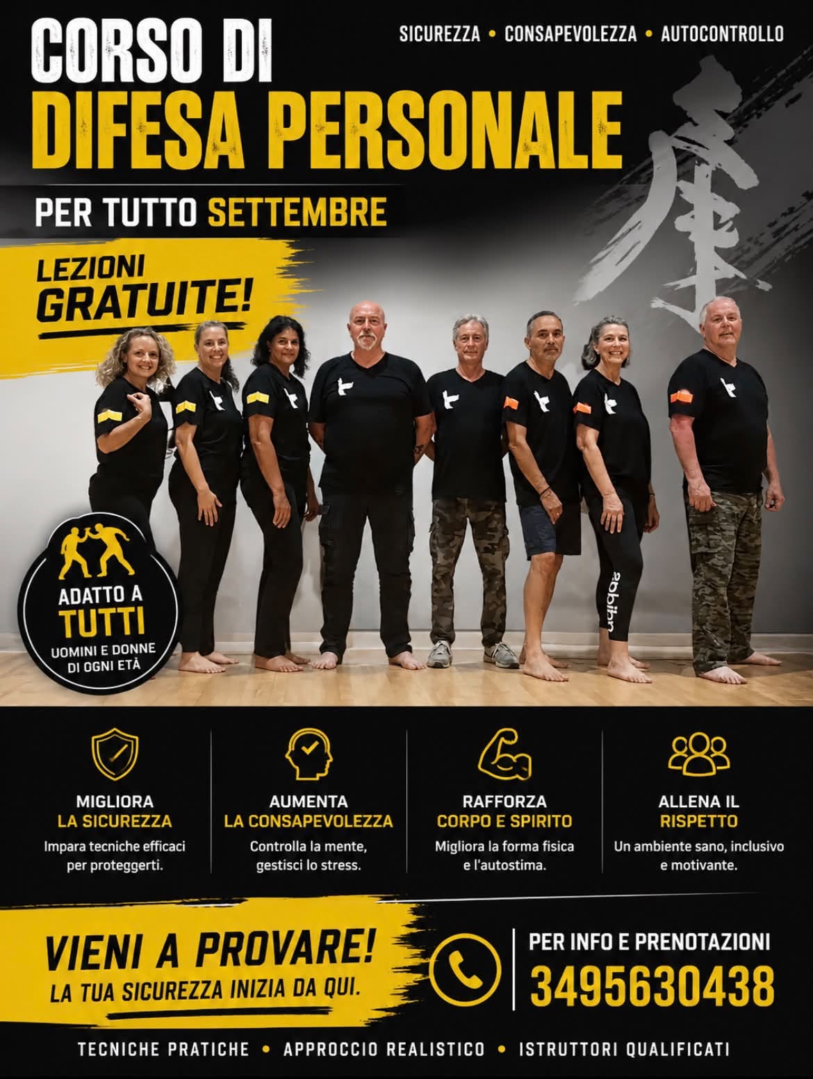 Difesa personale: a settembre le lezioni di prova sono gratuite – foto 1