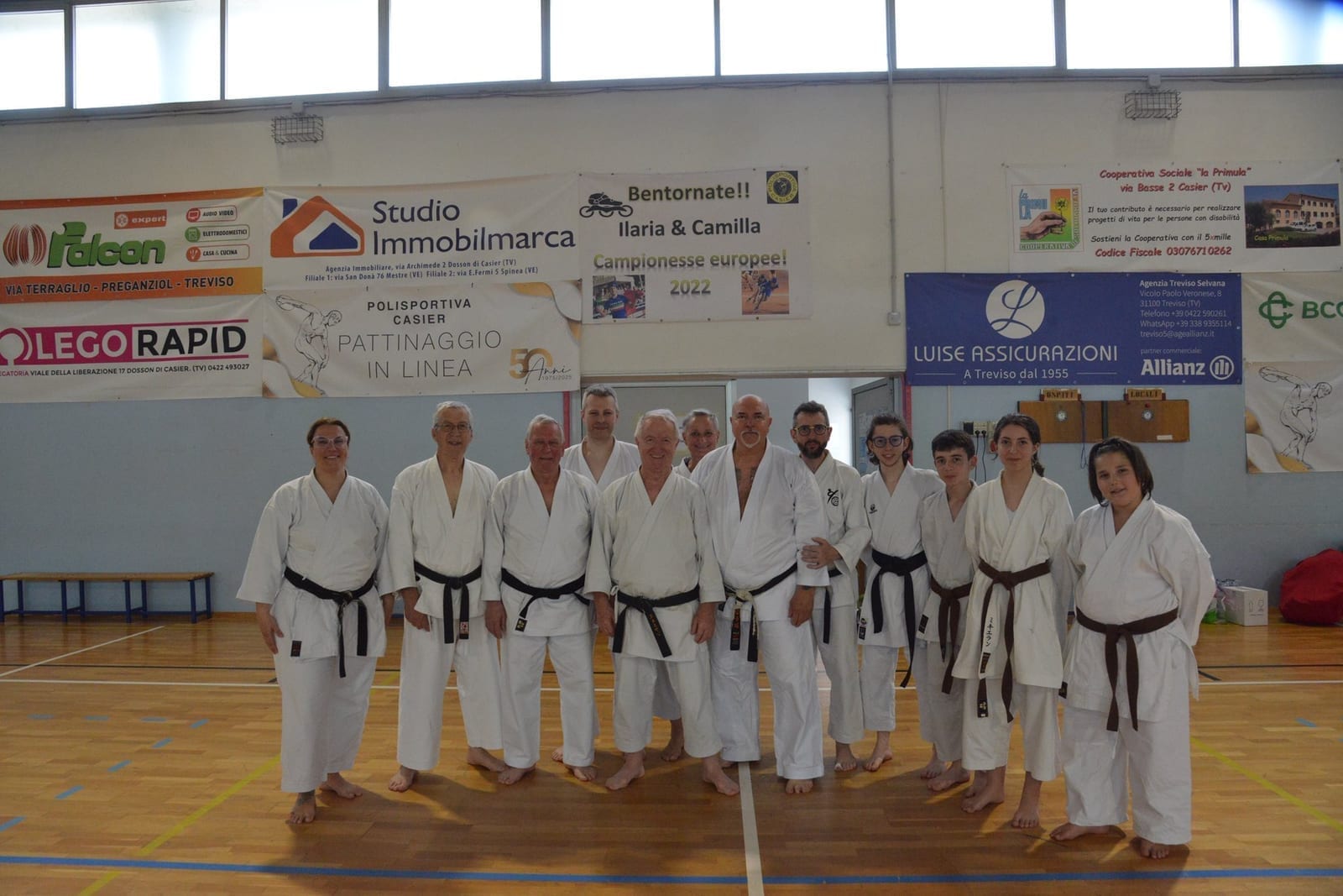 Karate per la Vita: lo Stage di Casier dedicato ai Maestri – foto 2