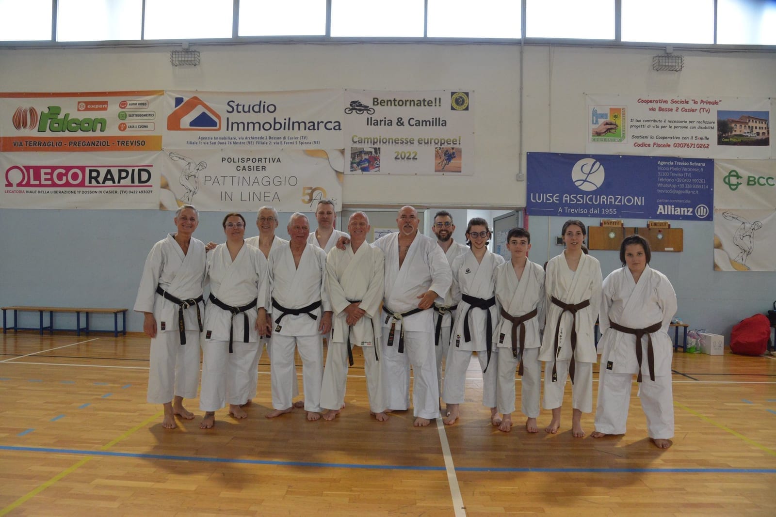 Karate per la Vita: lo Stage di Casier dedicato ai Maestri – foto 3