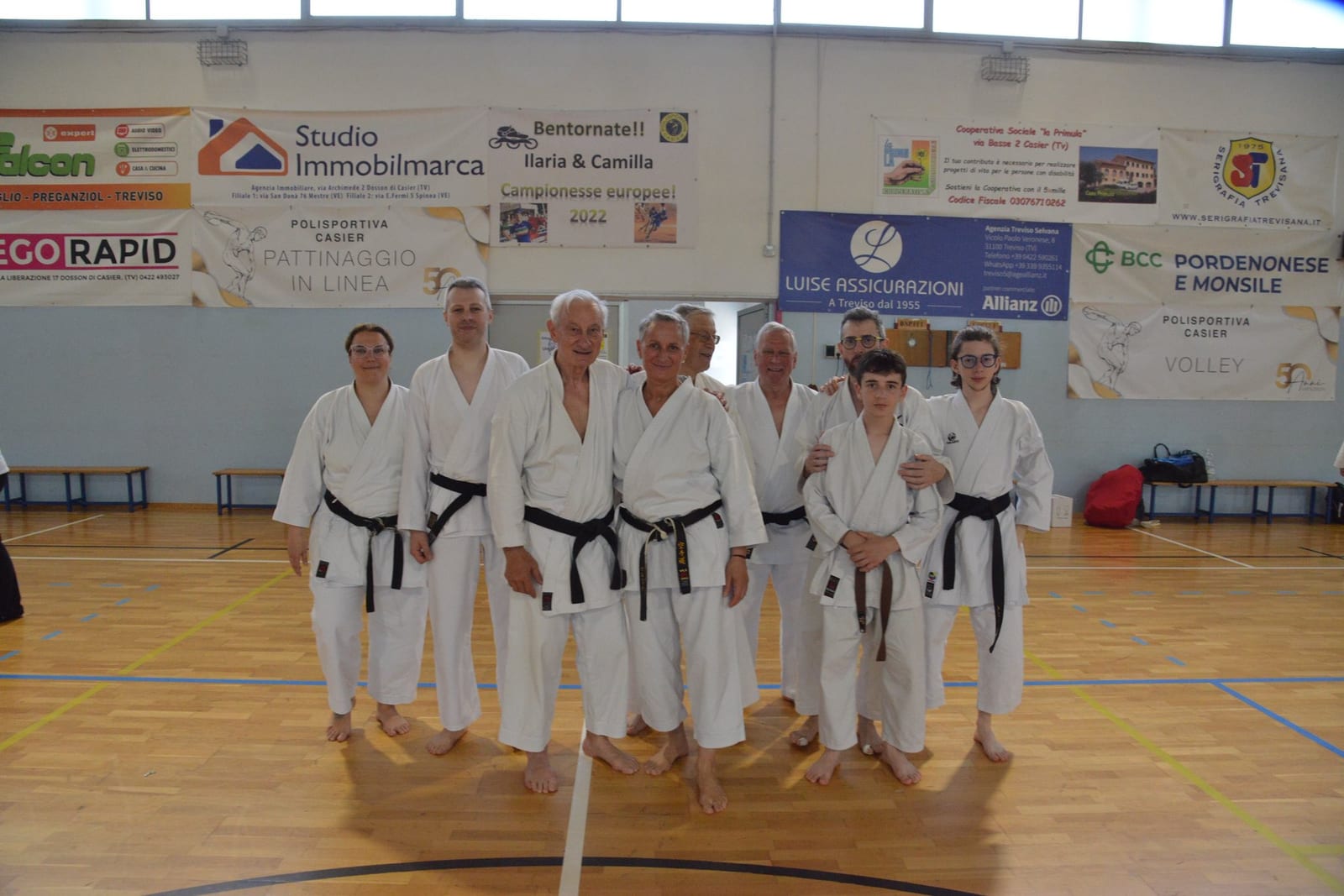 Karate per la Vita: lo Stage di Casier dedicato ai Maestri – foto 4